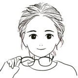 メガネ美人のイメージ