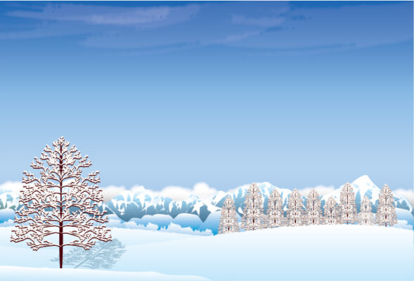 高原のスキー場のイメージ