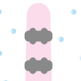 ピンクのスノーボード