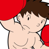 若いボクサーのイメージ
