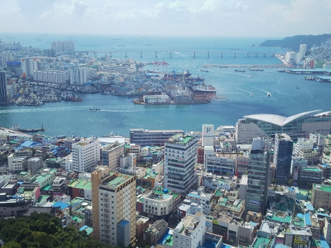 韓国釜山の風景